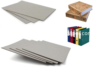 Recycled Pulp Grey Chipboard Sheets Strong Stiffness 1.5mm Grey Paper